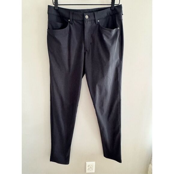 Lululemon ABC Slim Fit Pant Warpstreme Gray, Size 31 - Picture 6 of 10